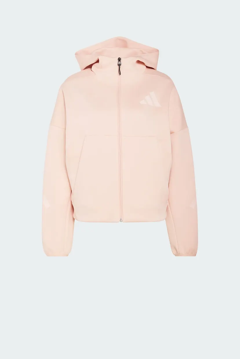 Женское розовое худи adidas Z.N.E. Full-Zip 6