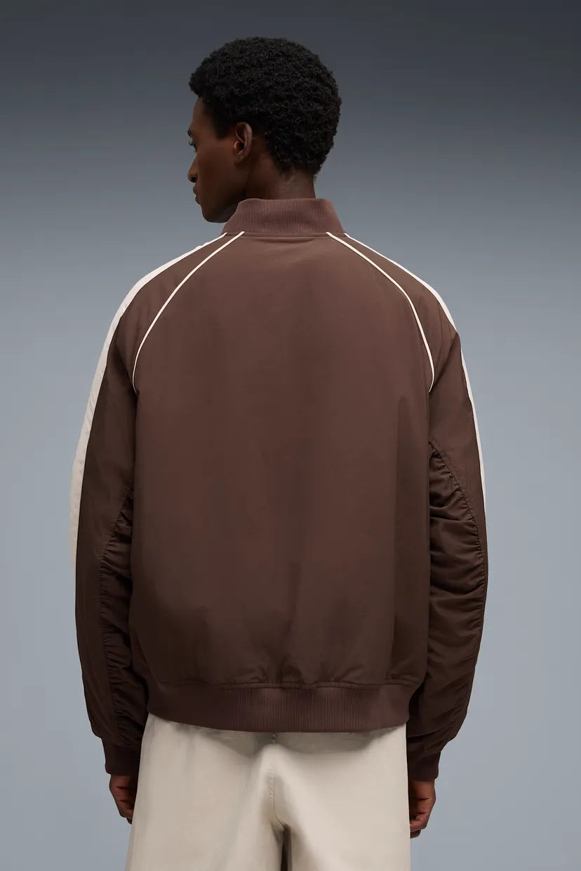 Коричневый бомбер T7 Bomber Jacket Unisex (унисекс) 3