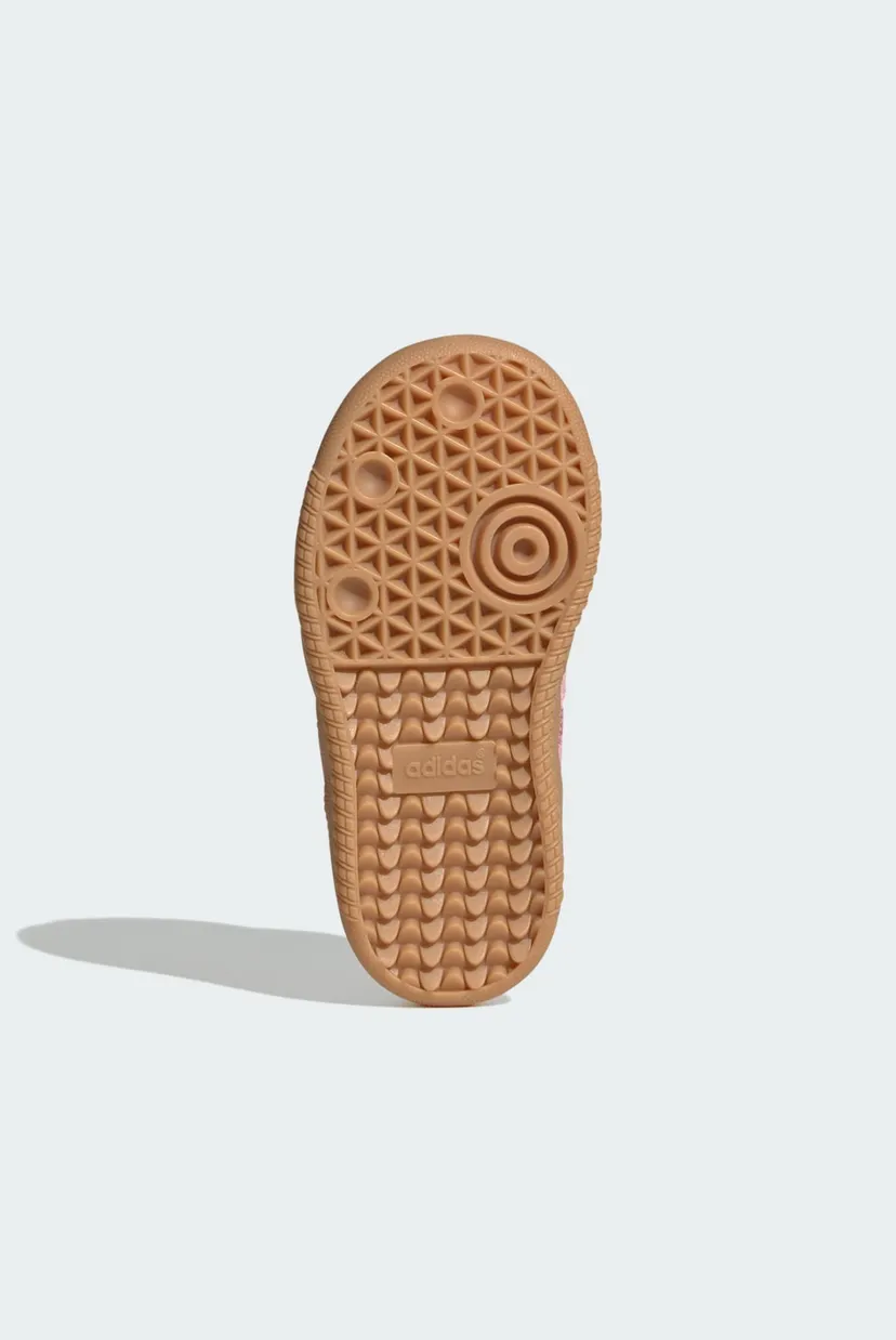 Дитячі білі шкіряні снікерси SAMBA OG COMFORT CLOSURE ELASTIC LACE 3