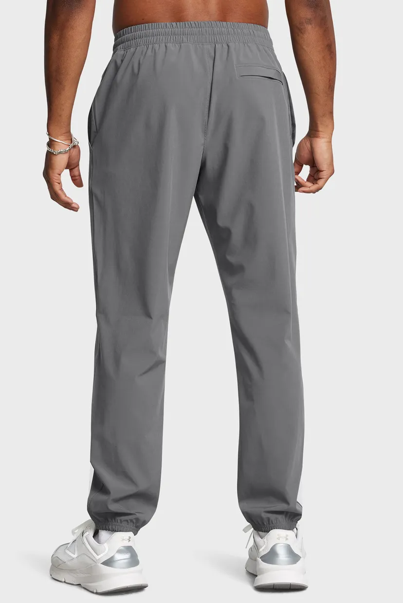 Чоловічі сірі спортивні штани UA Vibe Woven Jogger сірі 3