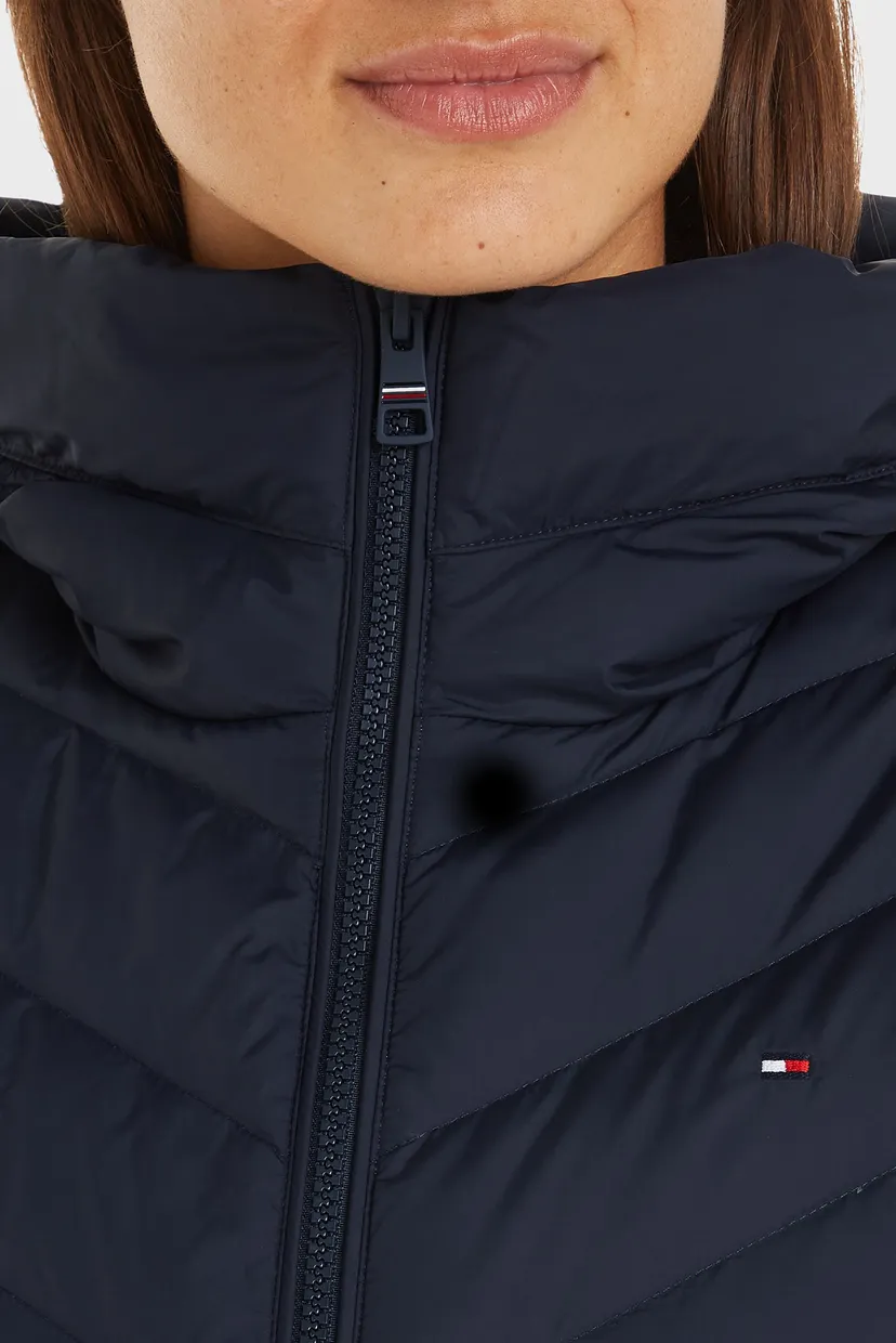 Жіночий темно-синій пуховик CHEVRON MW DOWN JACKET 3