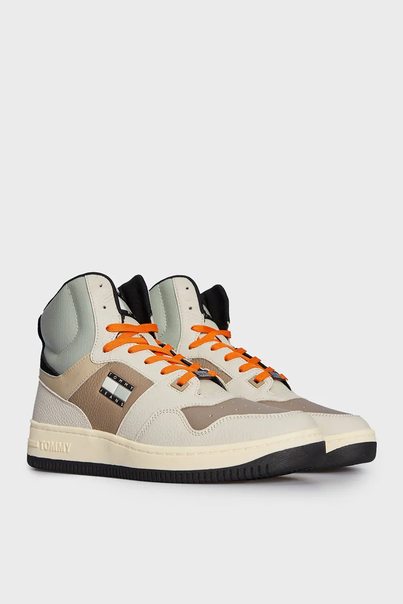 Чоловічі шкіряні хайтопи TJM BASKET MID LEATHER 3