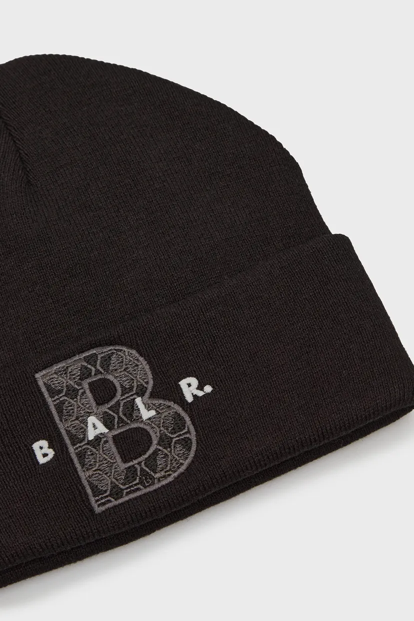 Чоловіча чорна шапка Monogram Beanie 3