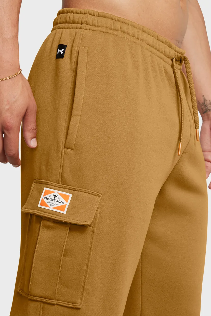 Мужские горчичные спортивные брюки Pjt Rck Icon Flc Pant Tools 4