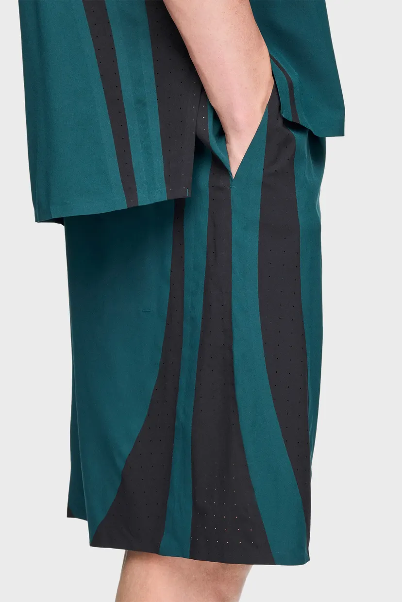 Мужские темно-зеленые шорты Y-3 ULTRALIGHT WOVEN 5