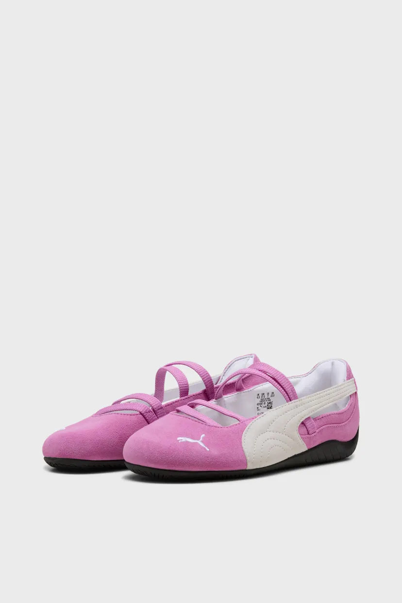 Жіночі рожеві замшеві балетки Speedcat Ballet Suede Shoes Women 3