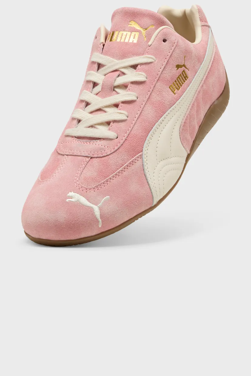 Розовые кожаные кроссовки Speedcat Faded Sneakers Unisex 6