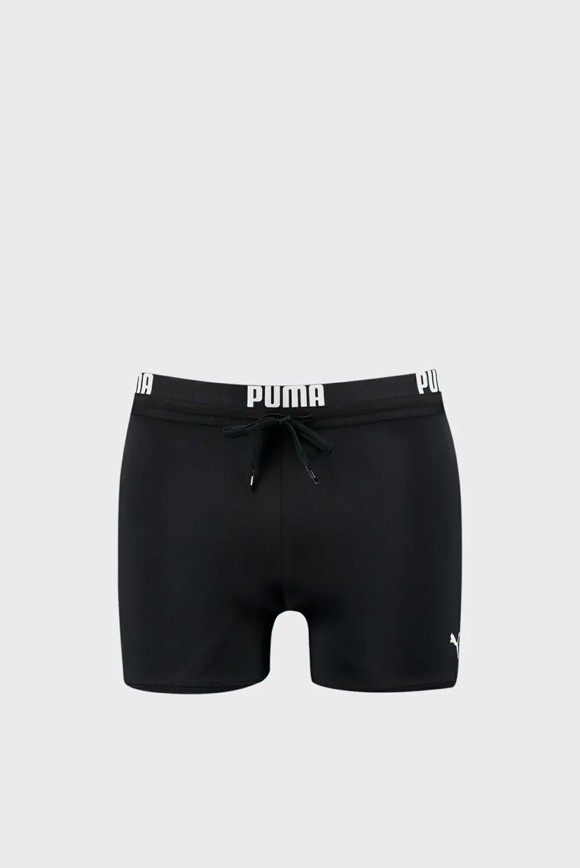 Мужские черные плавки PUMA Swim Men Logo Swim Trunks 4