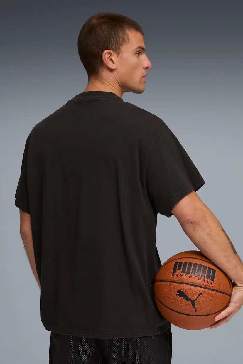 Чоловіча чорна футболка Swish N' Ink III Oversized Basketball Tee Men 3