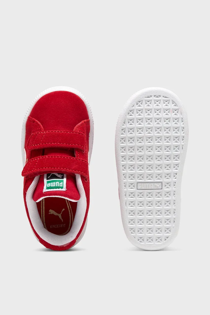 Детские красные замшевые сникерсы Suede Classic Sneakers Toddler 4