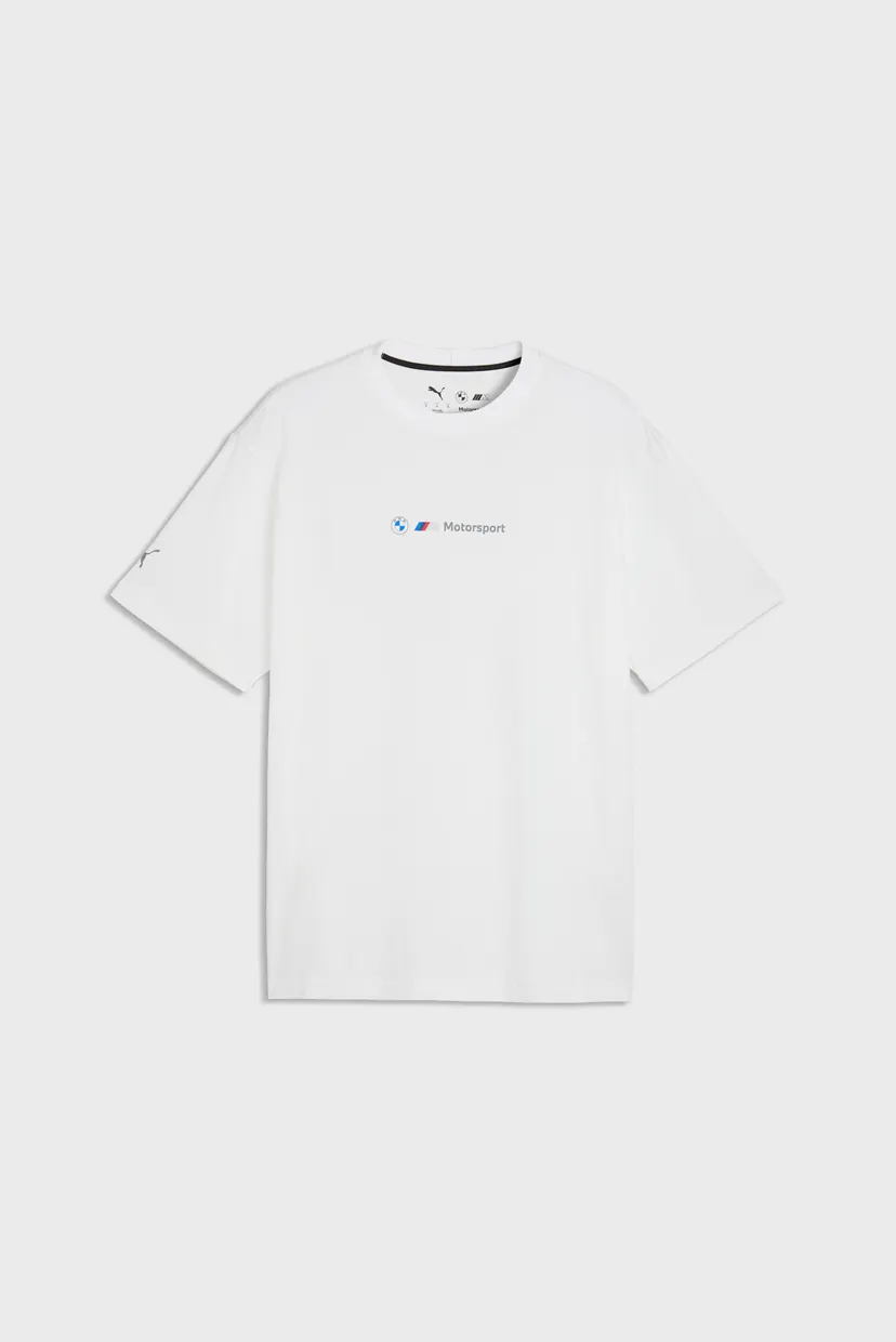 Мужская белая футболка BMW M MOTORSPORT Sportswear Tee Men 4