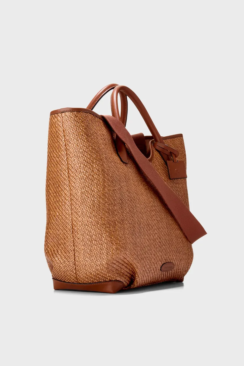 Жіноча коричнева сумка Amagansett Straw Tote Bag 3