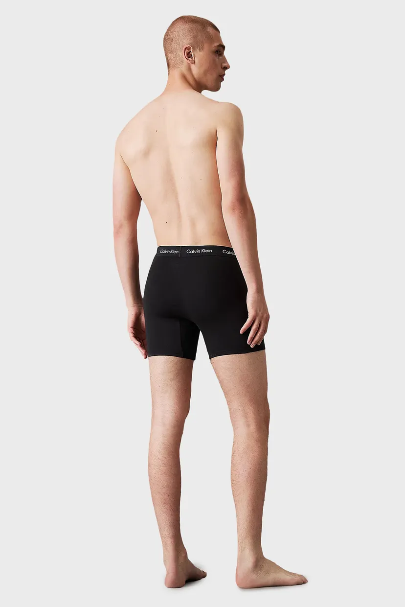 Мужские черные боксеры (3 шт) BOXER BRIEF 3PK 4
