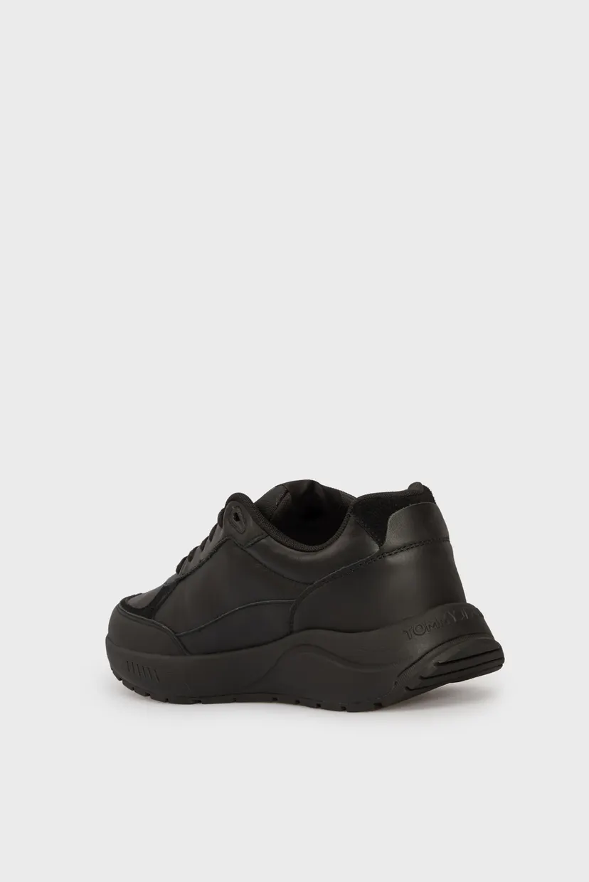 Чоловічі чорні шкіряні кросівки TJM RUNNER FULL LEATHER ESS 5