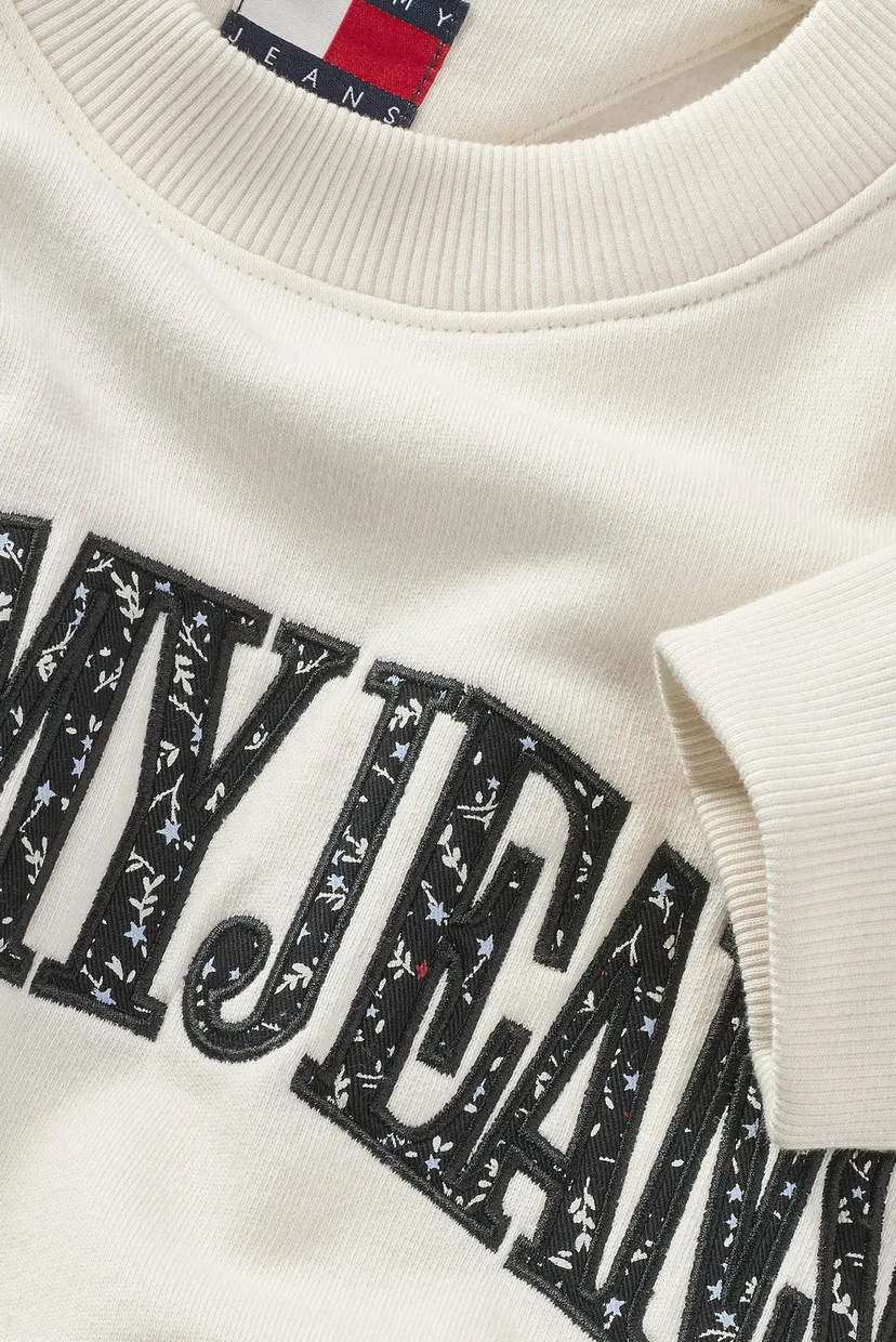 Женский белый свитшот TJW RLX FLORAL VARSITY CREW 5