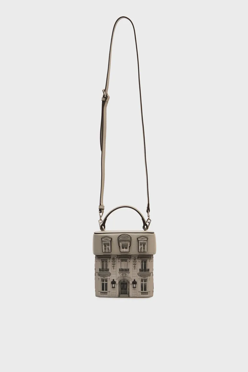 Женская серая сумка MINI TOTE 6