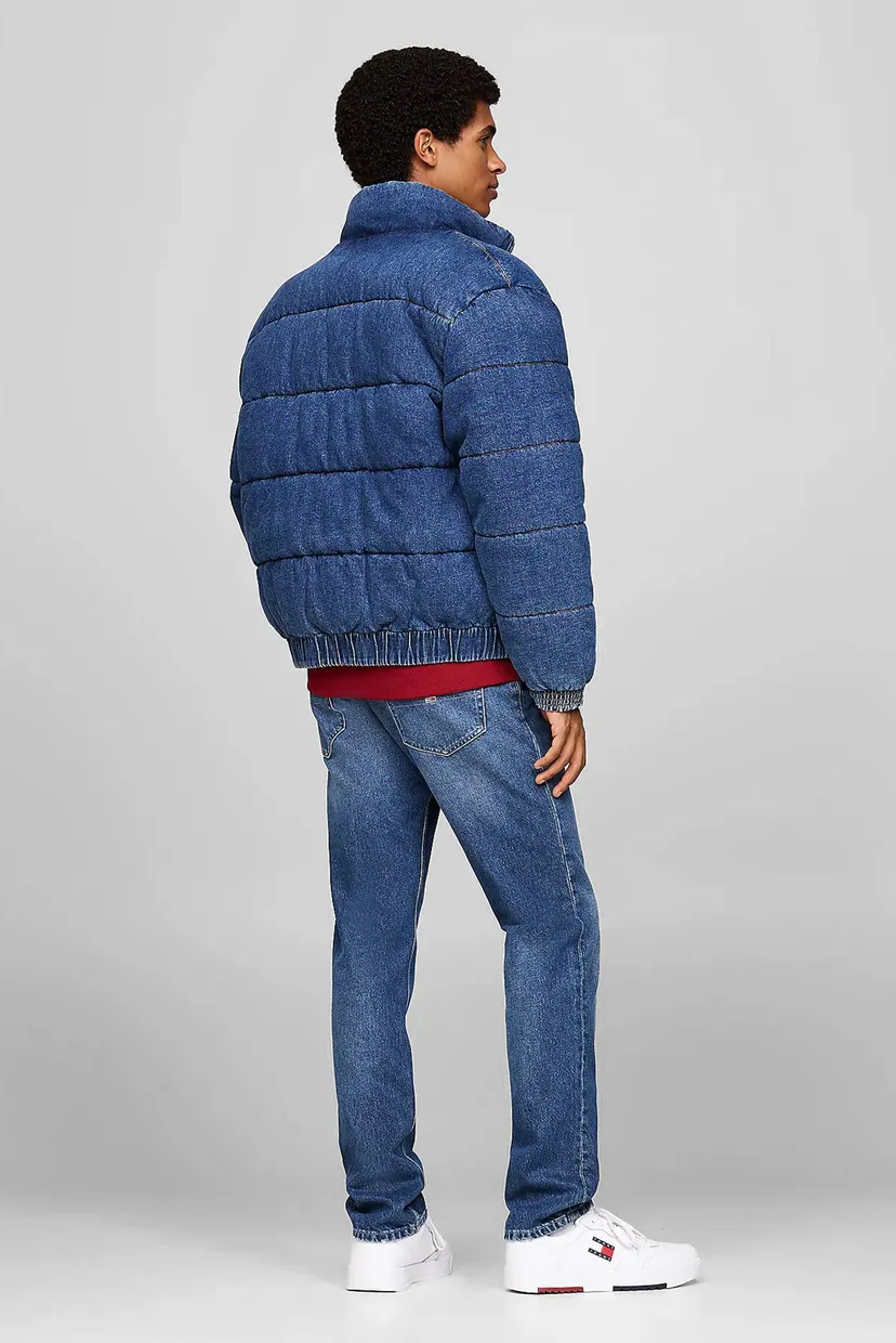 Чоловіча синя джинсова куртка DENIM PUFFER 3