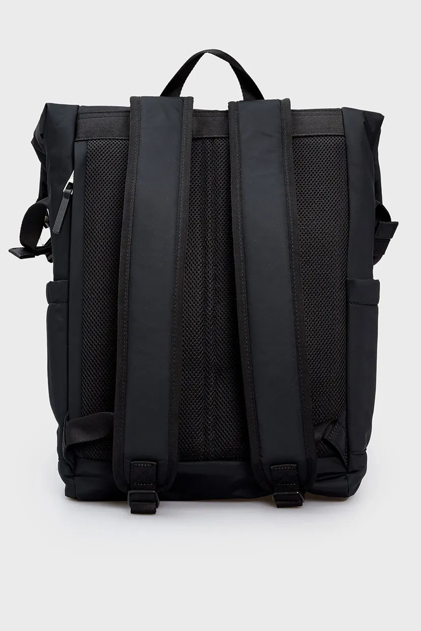 Чоловічий чорний рюкзак TH SIGNATURE ROLLTOP BACKPACK 4
