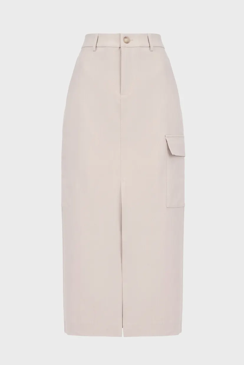 Жіноча бежева спідниця CASUAL TAILORING SKIRT 6