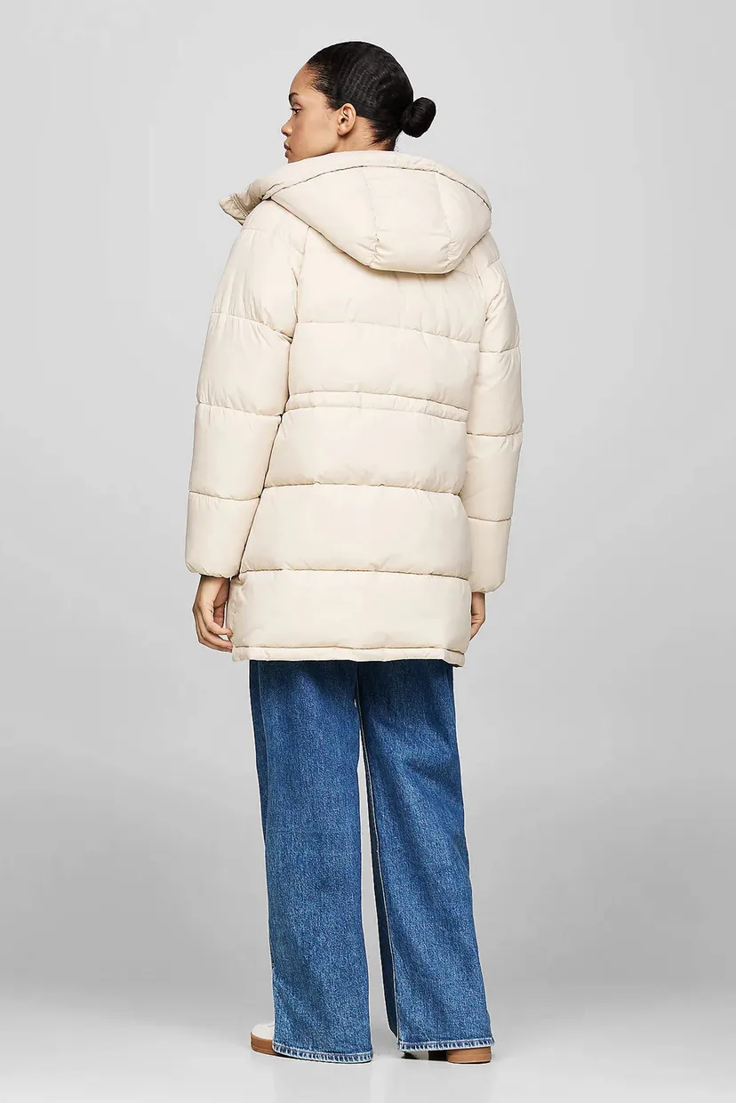 Жіноча біла куртка TJW MIDI VAIL PUFFER 3