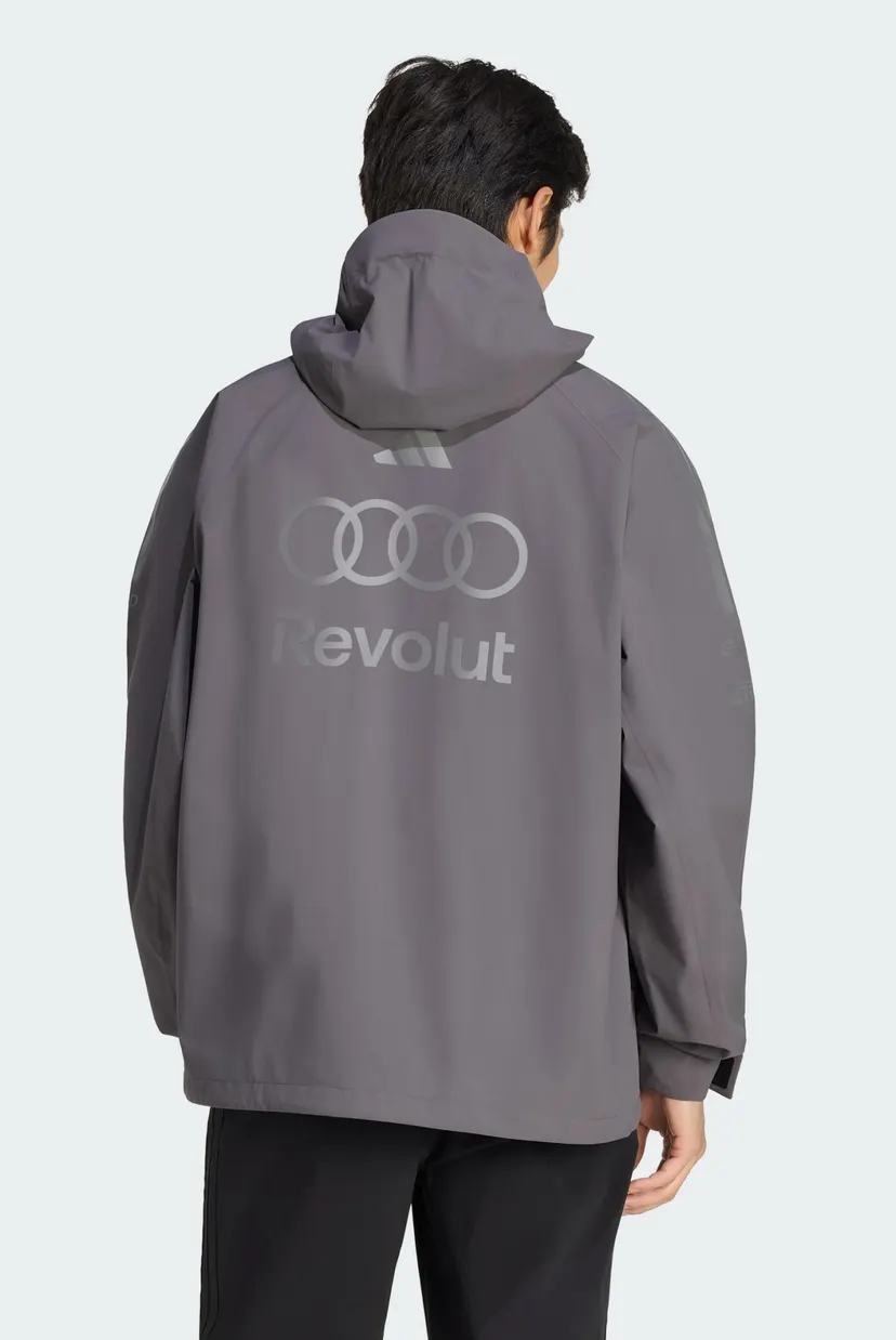 Чоловіча сіра вітровка AUDI REVOLUT F1 TEAM ENGINEERS & MARKETING RAIN 3