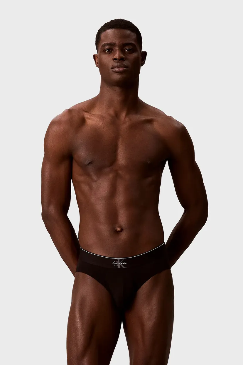 Мужские черные брифы (3 шт) HIP BRIEF 4