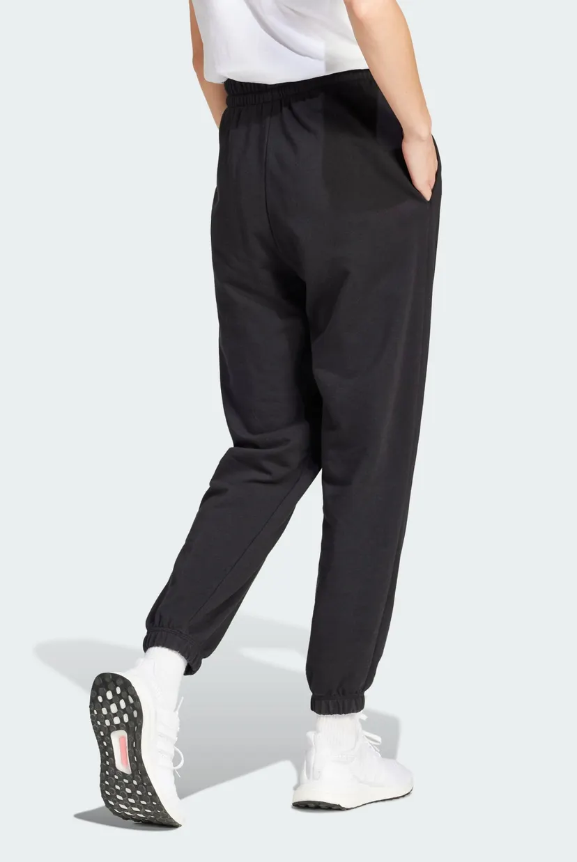 Жіночі чорні спортивні штани Essentials Small Logo French Terry Cuffed 3