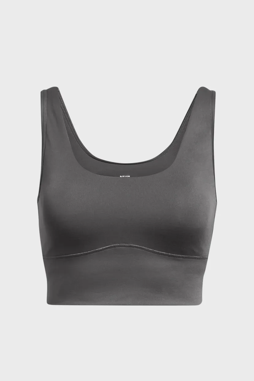 Жіночий сірий топ Meridian Fitted Crop Tank 4