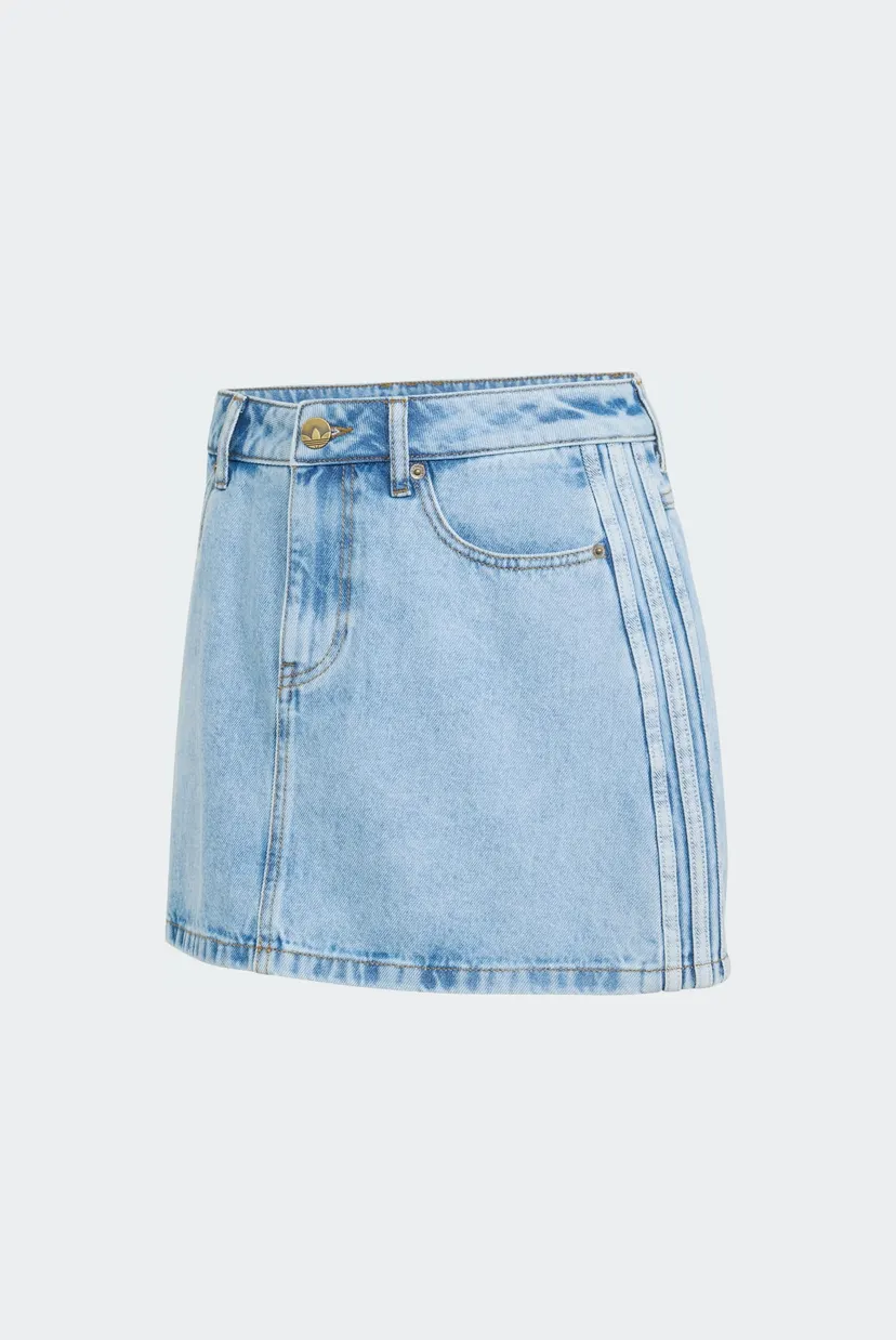 Жіноча блакитна джинсова спідниця MID RISE DENIM 6