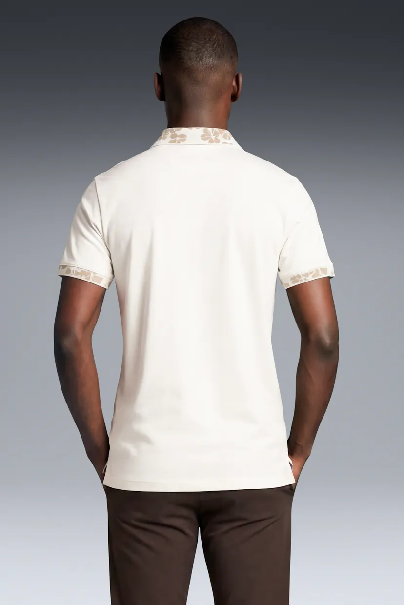 Мужское белое поло Modalon Golf Polo Men 3
