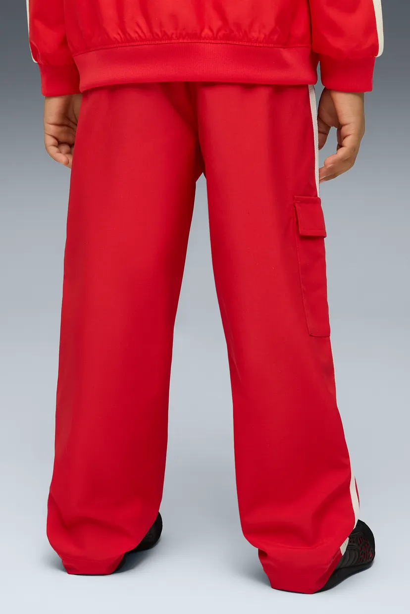 Детские красные спортивные брюки PUMA x PAW PATROL T7 Relaxed Track Pants Kids 3