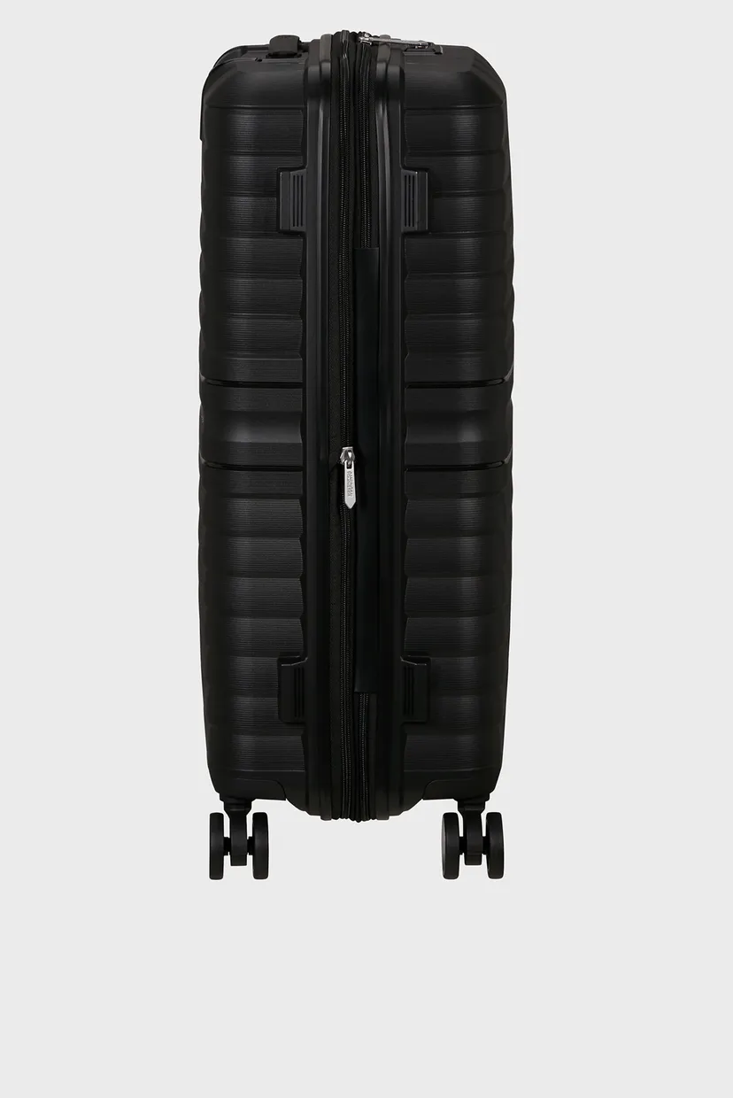 Черный чемодан 67 см FLYTWIST 3