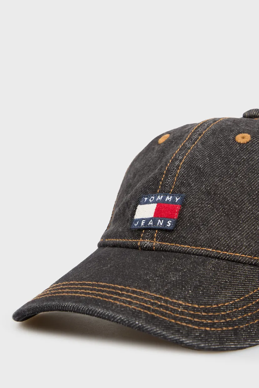 Чоловіча чорна джинсова кепка HERITAGE 4