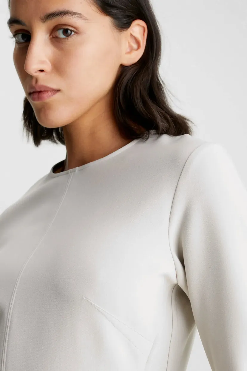 Жіноча світло-сіра сукня HW VISCOSE FIT & FLARE 3