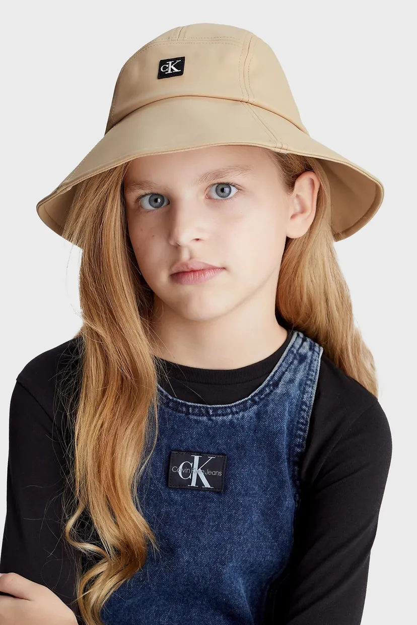 Детская бежевая панама RAIN BUCKET HAT 3
