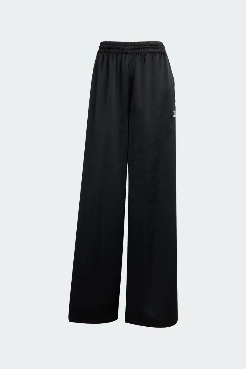 Женские черные спортивные брюки Satin Wide Leg 6
