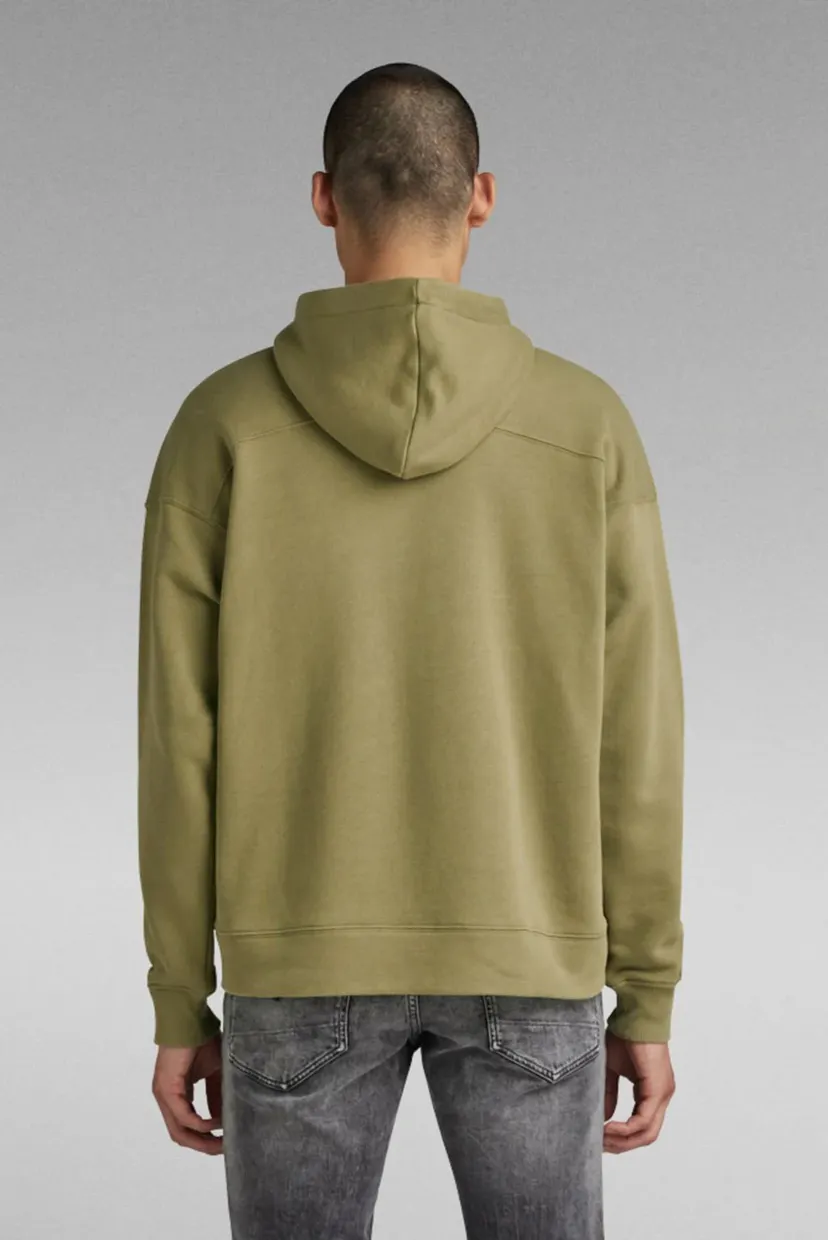 Чоловіче зелене худі Sports zip loose 3