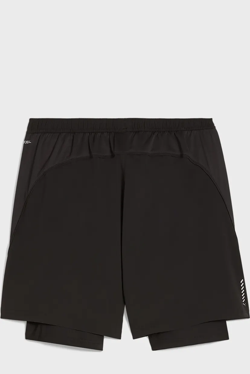 Мужские черные шорты 2в1 VELOCITY 2-in-1 Running Shorts Men 7