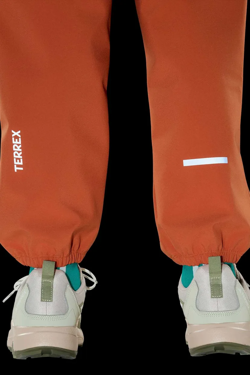 Детские оранжевые спортивные брюки Adidas Minecraft Terrex CLIMAWARM Softshell 7