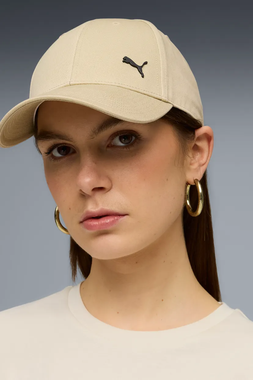 Бежевая кепка Essentials Elevated Metal PUMA Cat Baseball Cap 3