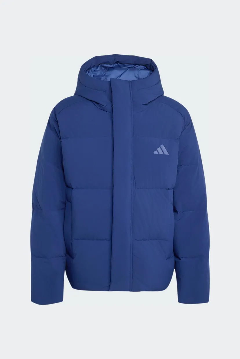 Мужской синий пуховик HELIONIC DOWN PUFFER HOODED 6