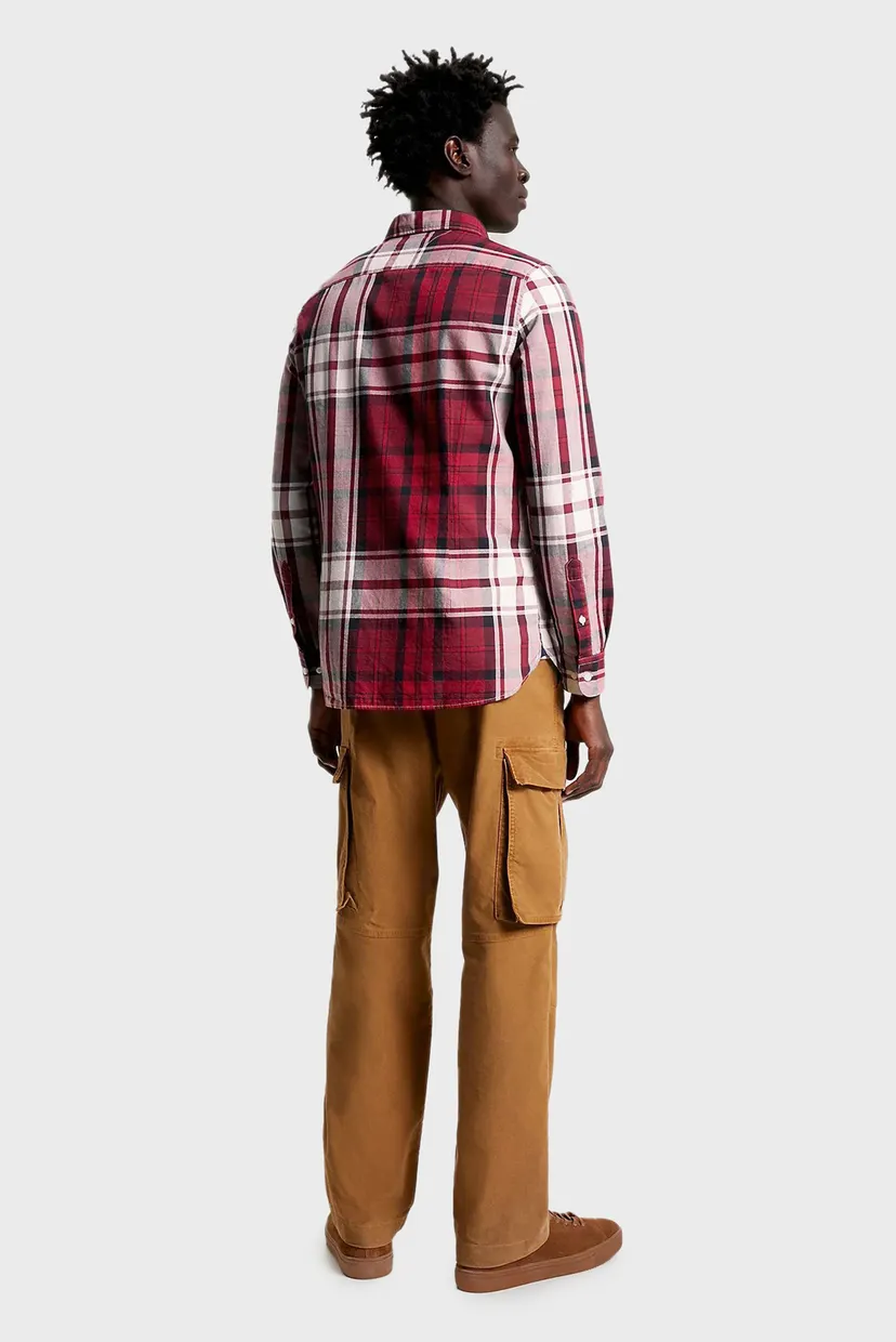 Мужская рубашка в клетку OXFORD TOMMY TARTAN BIG SF 3