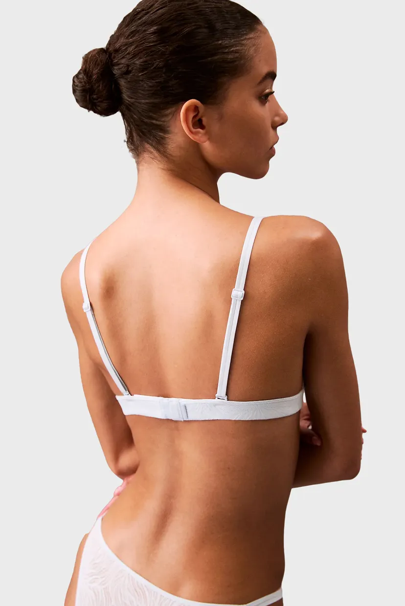 Женский голубой бюстгальтер UNLINED TRIANGLE 3