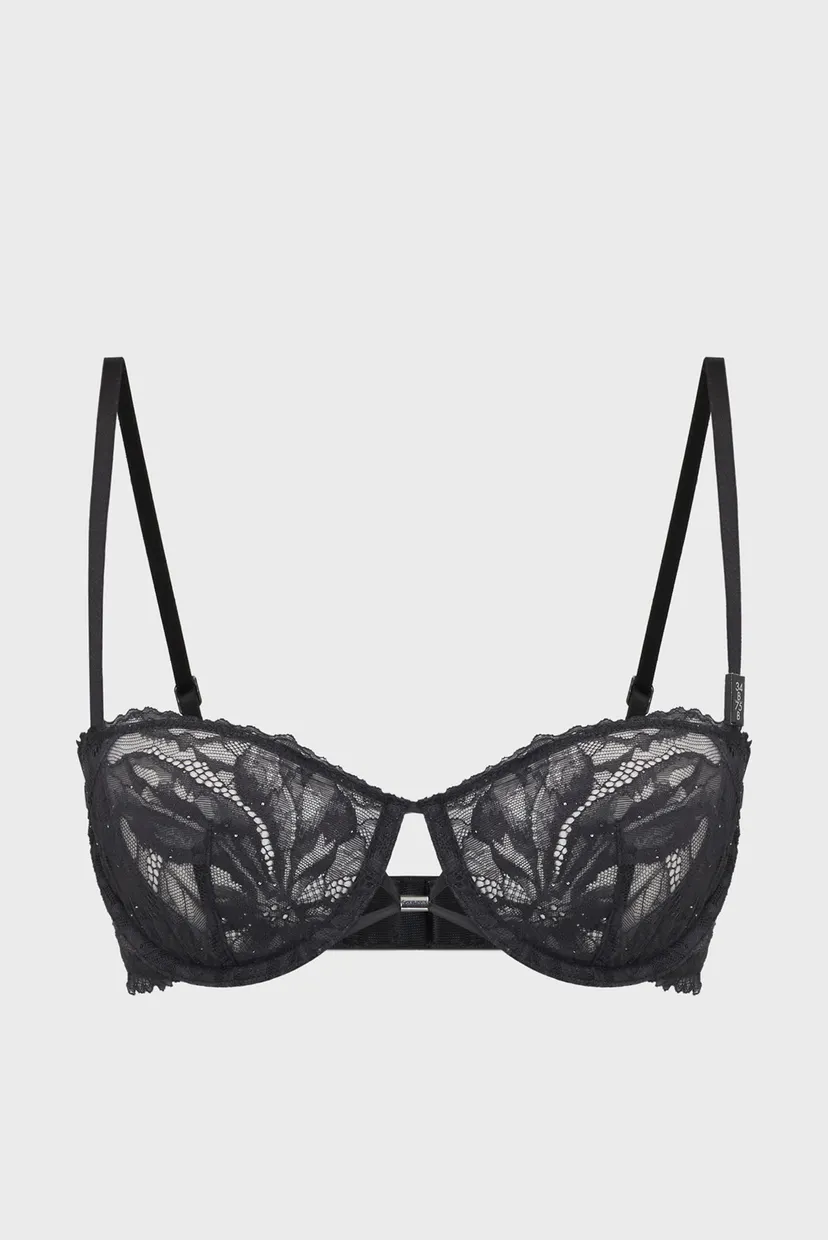 Женский черный бюстгальтер UNLINED BALCONETTE 8