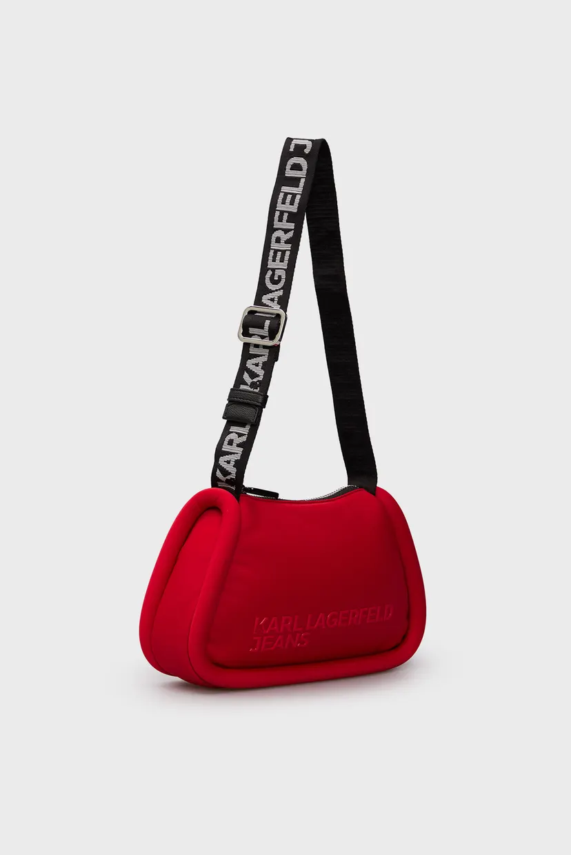 Жіноча червона сумка puffy shoulderbag 3