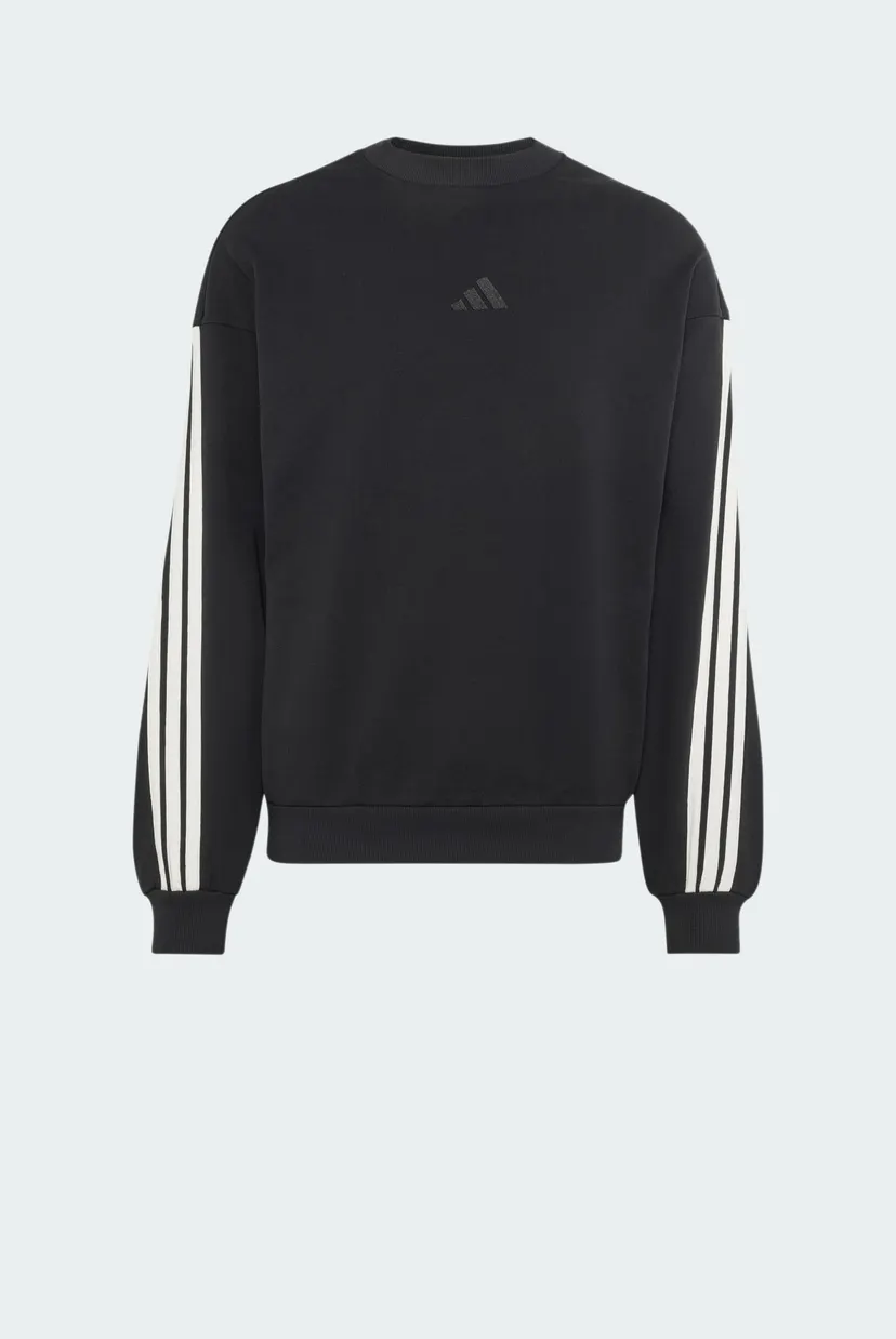 Чоловічий чорний світшот ADIDAS KIT 3-STRIPES 6