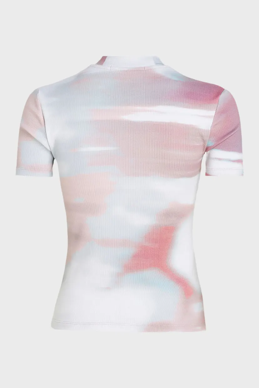 Жіноча футболка AOP RIB TEE 3