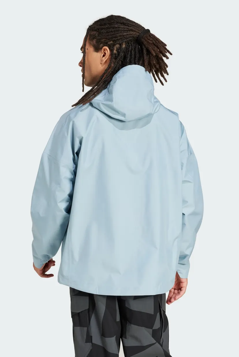 ◆hiroki Чоловічий блакитний анорак Terrex Xploric 2.5L Climaproof adidas