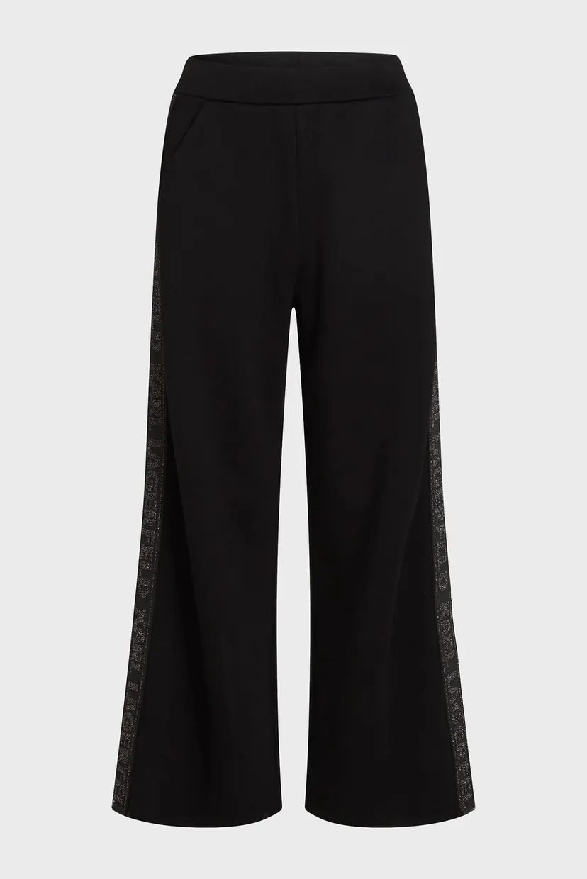 Женские черные кюлоты GLITTER LOGO TAPE CULOTTES 5