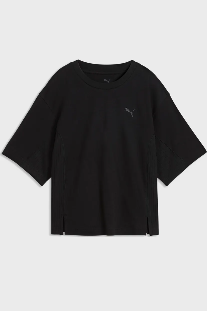 Женская черная футболка HER Relaxed Tee Women 4